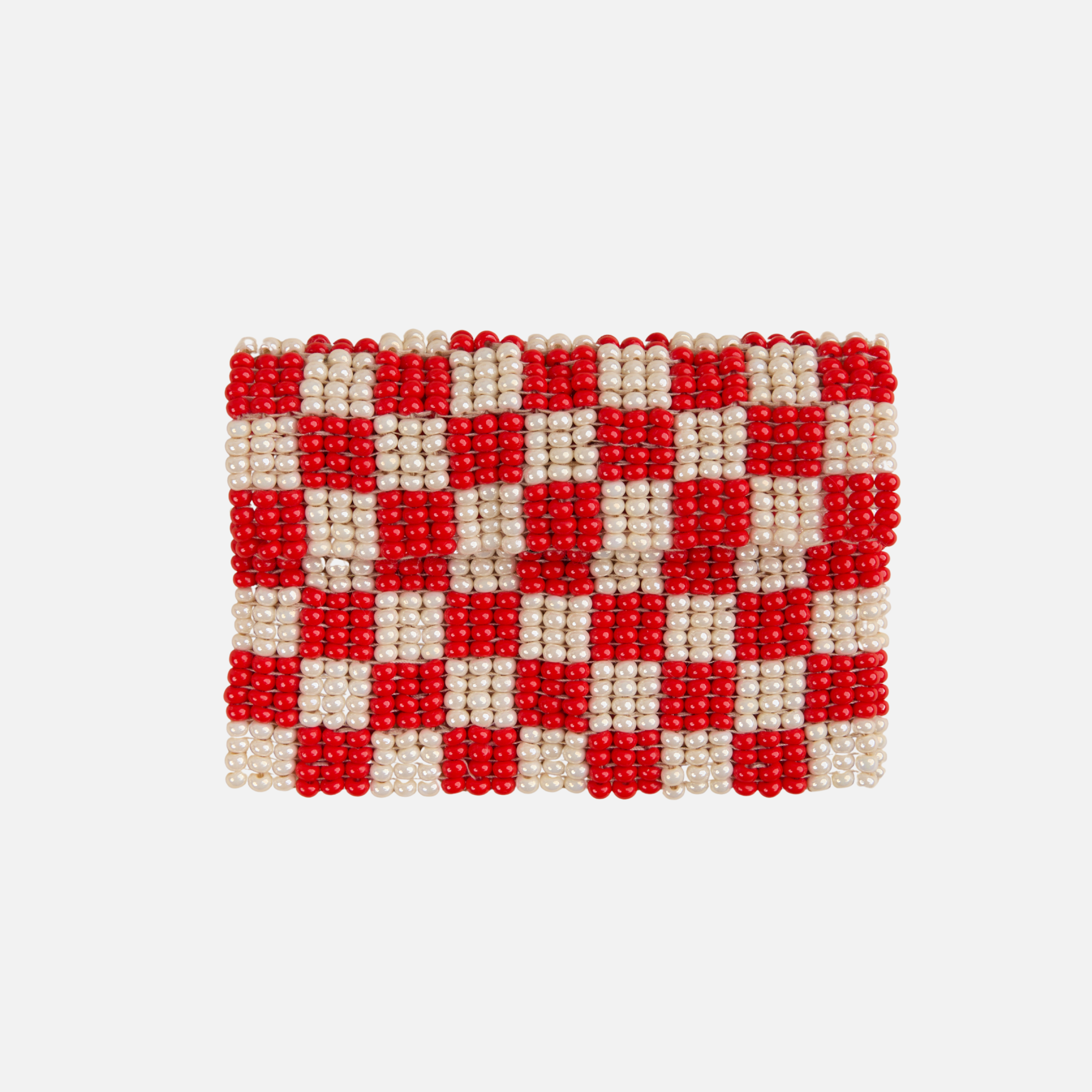 Porta Cartão | Grid Vermelho