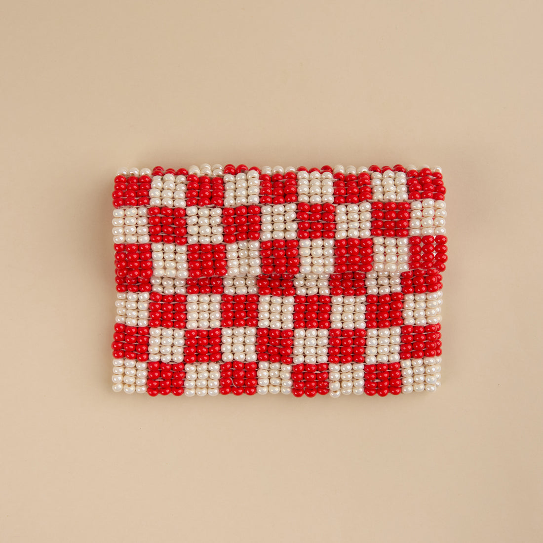 Porta Cartão | Grid Vermelho