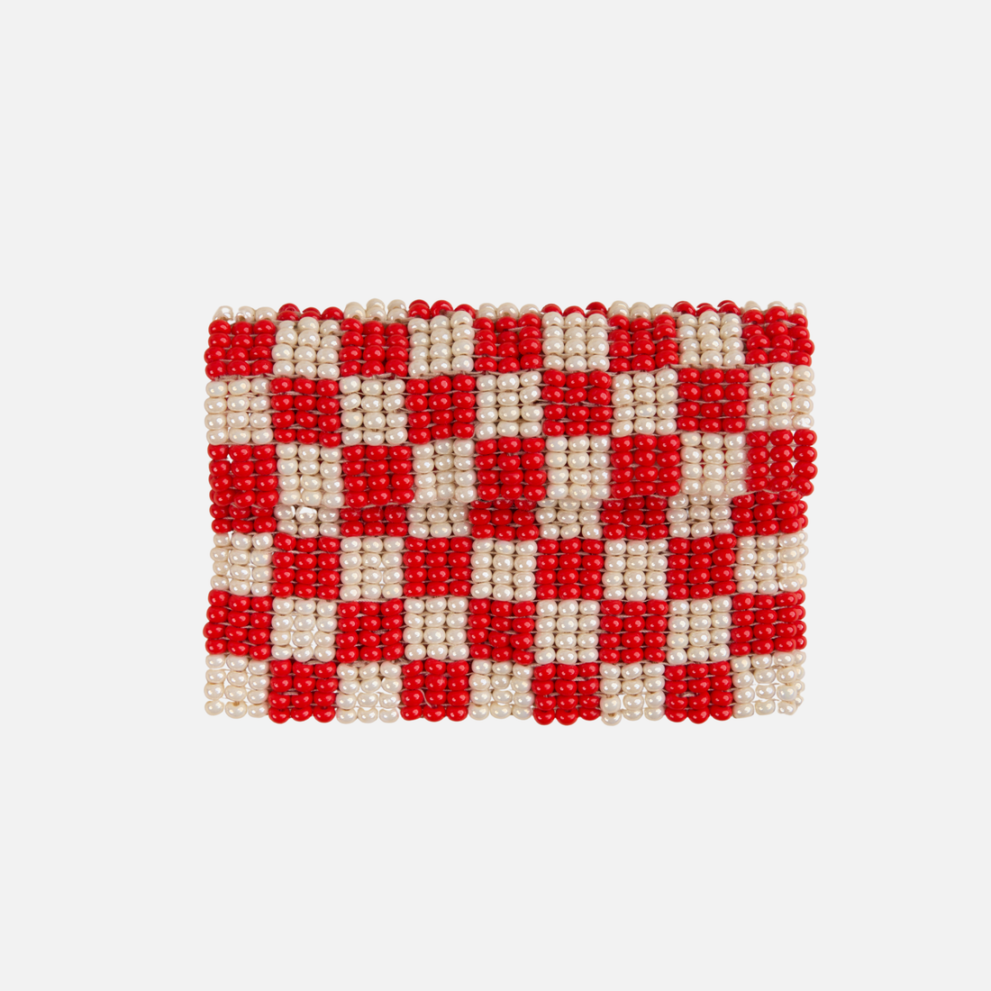 Porta Cartão | Grid Vermelho